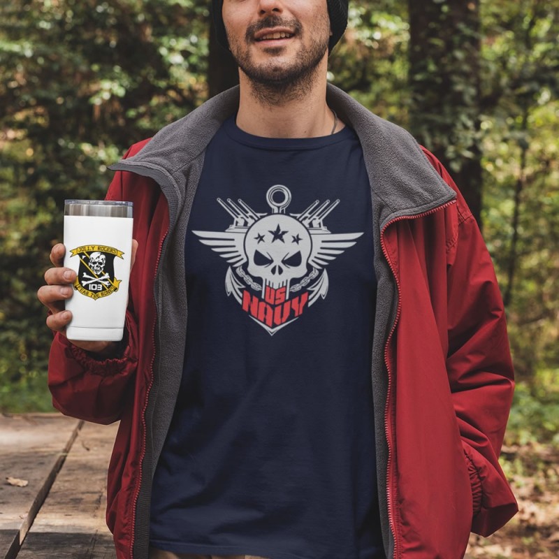 Playera US NAVY Skull – "El Domador de los Océanos"