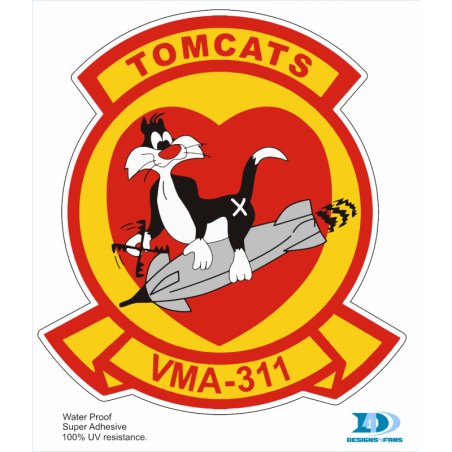 Sticker Tomcats VMA-311