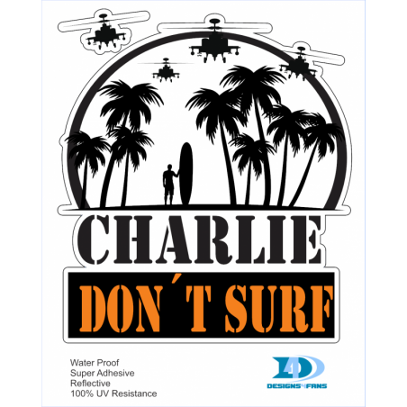 Sticker Charlie Dont Surf