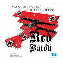 Sticker Red Baron