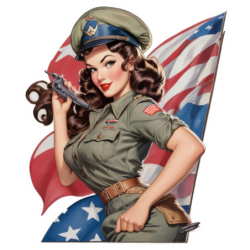 Sticker Pinup IA