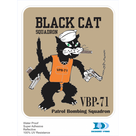 Sticker VBP-71 Black Cats