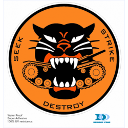 Sticker Seek Strike Destroy