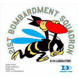 Sticker 21st Bombardment Squadron