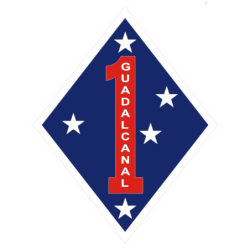 Sticker Guadalcanal 1st Marine Division