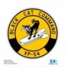Sticker Black Cat Command