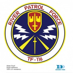 Sticker TF-116 River Patrol Force