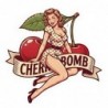Sticker Cherry Bomb Pin Up