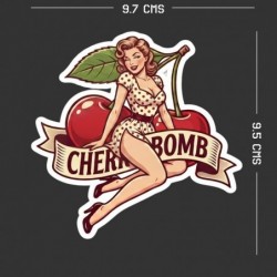 Sticker Cherry Bomb Pin Up