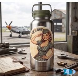 Sticker Keep ´Em Flying Pin Up