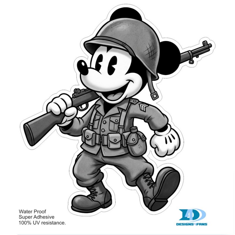Sticker Mouse WW2